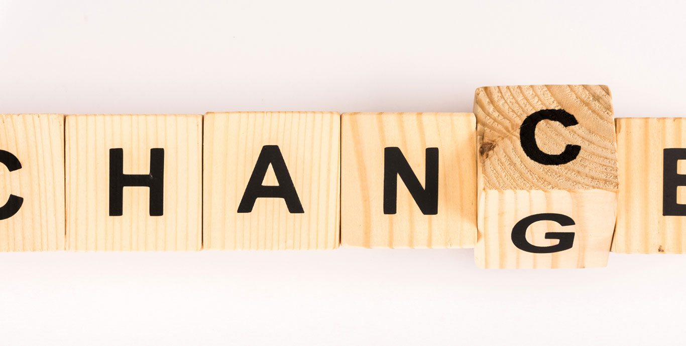 The letters for the word change switch to reveal the word chance